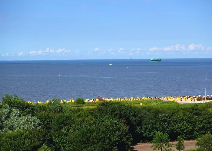 Panoramameerblicksuite Direkt Am Strand, Garage Wlan, Aufzug, Smarttv,bettwaesche,handtuecher, Netflix Uvm Appartement Cuxhaven
