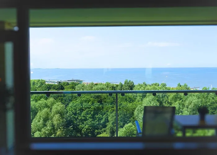 Апартаменты Panoramameerblicksuite Direkt Am Strand, Garage Wlan, Aufzug, Smarttv,bettwaesche,handtuecher, Netflix Uvm *
